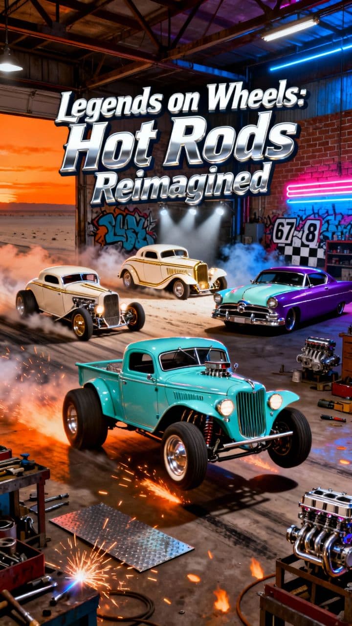 Legends on Wheels: Hot Rods Reimagined