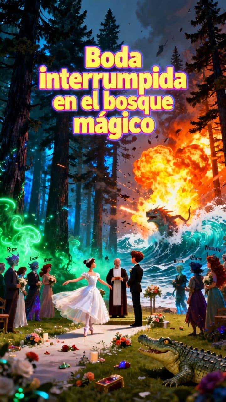Boda interrumpida en el bosque mágico
