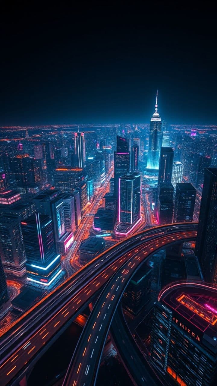 Neon Dreams in the City