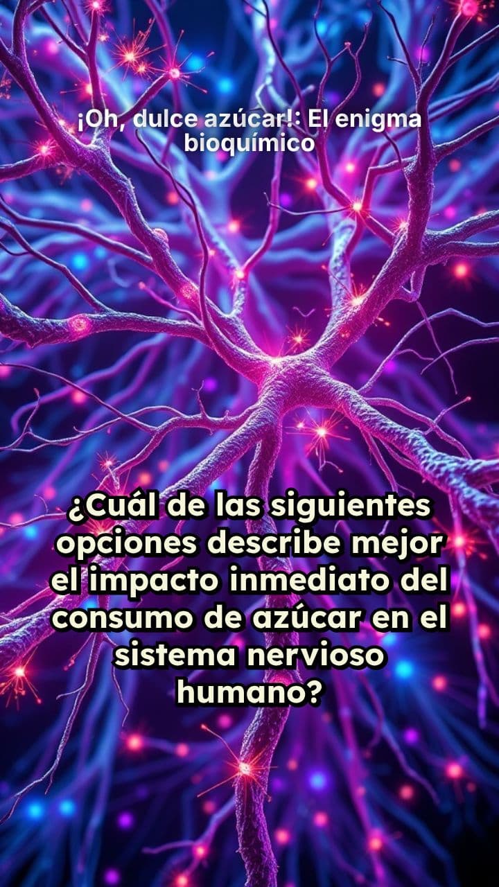 ¡Oh, dulce azúcar!: El enigma bioquímico