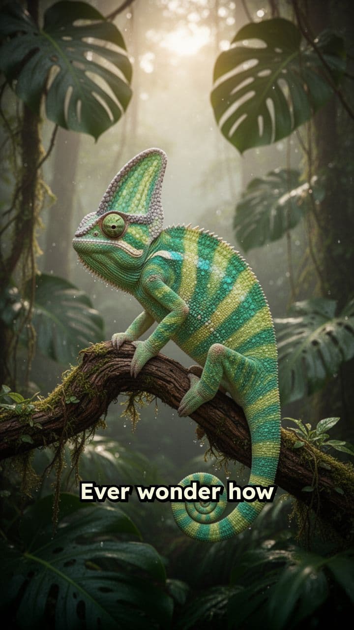 How Chameleons Change Color