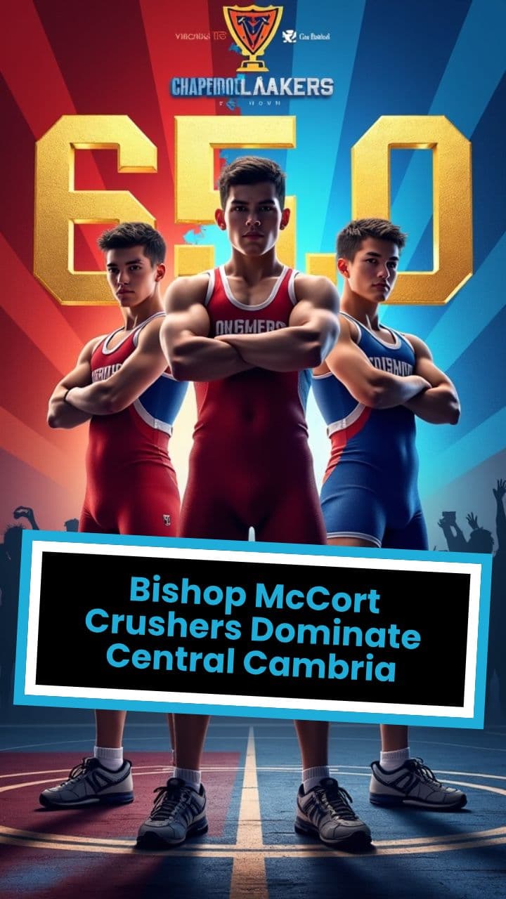 Bishop McCort Crushers Dominate Central Cambria