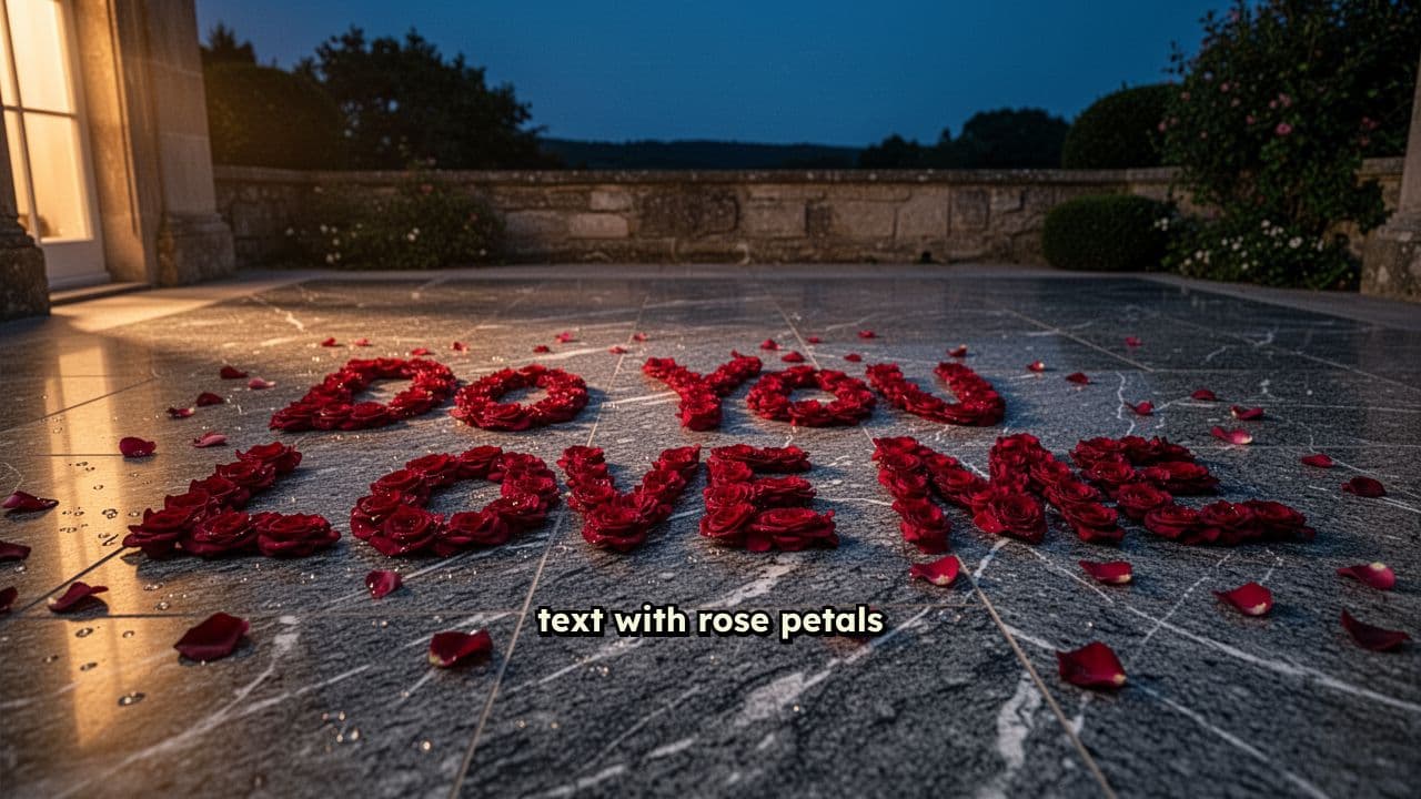 Do You Love Me Rose Petals