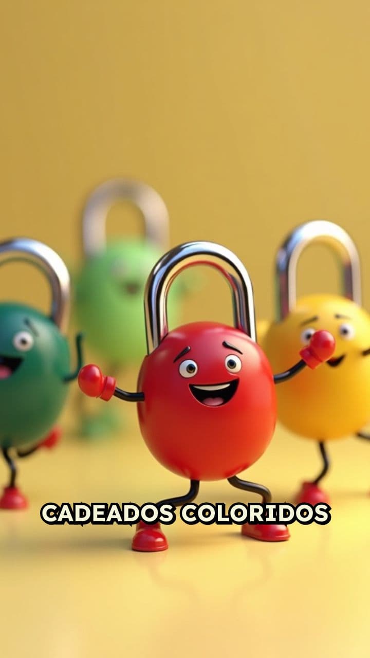 Dança dos Cadeados Coloridos