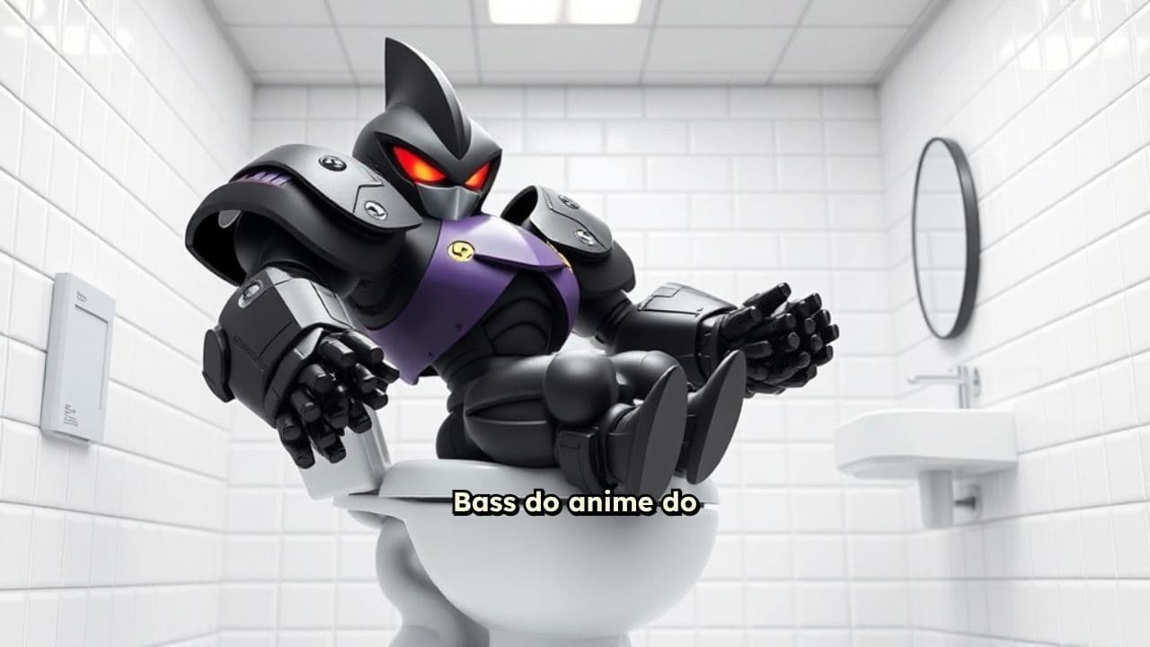 Bass em Ação no Banheiro