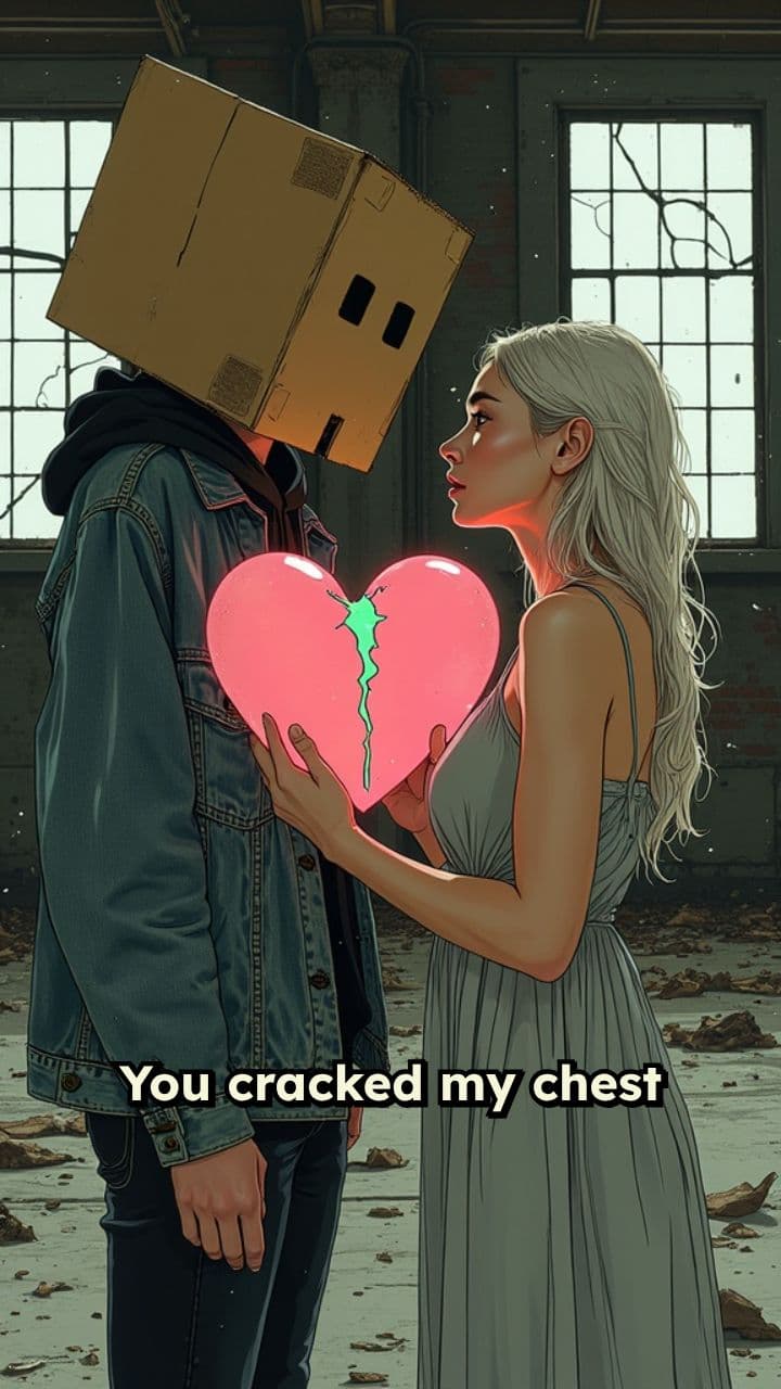 Broken Glow Stick Heart