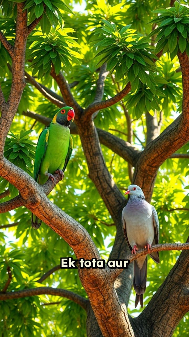 Tota aur Kabutar ki Kahani