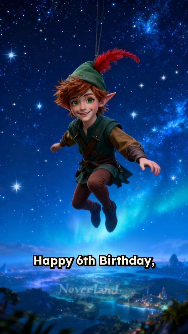 Peter Pan's Birthday Wish for Lou