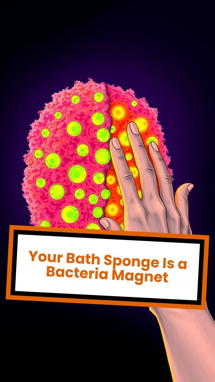 Your Bath Sponge Is a Bacteria Magnet