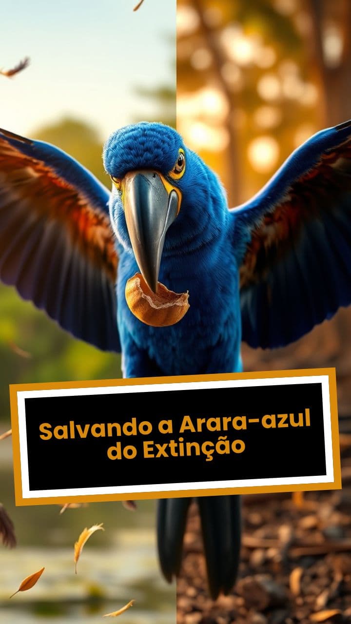 Salvando a Arara-azul do Extinção