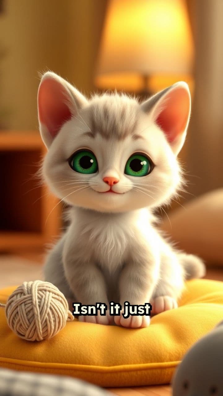 Ultra-Cute Fluffy Kitten