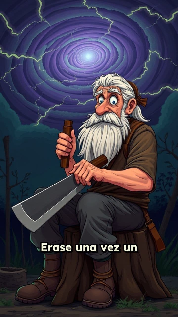 El viejo y la entidad maligna