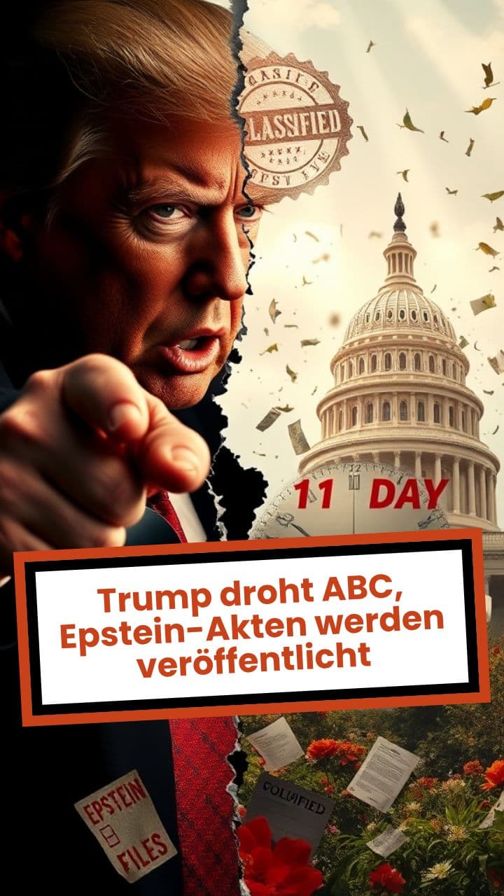 Trump droht ABC, Epstein-Akten werden veröffentlicht