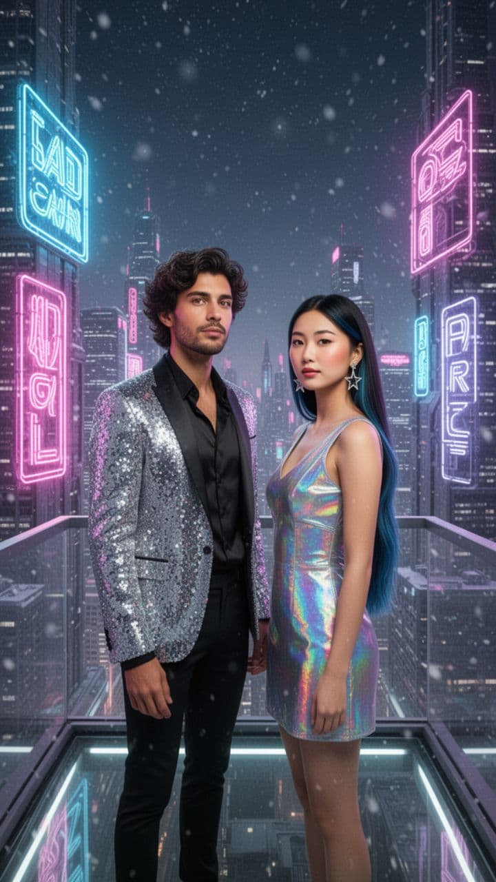 Magic Night Under Neon Stars