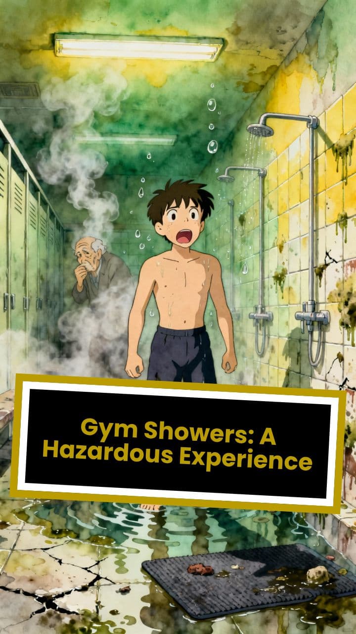 Gym Showers: A Hazardous Experience