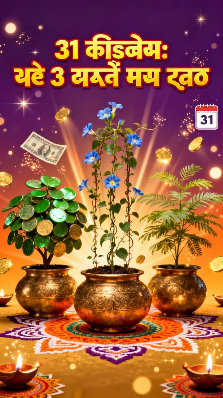 31 दिसंबर: ये 3 पौधे घर लाओ