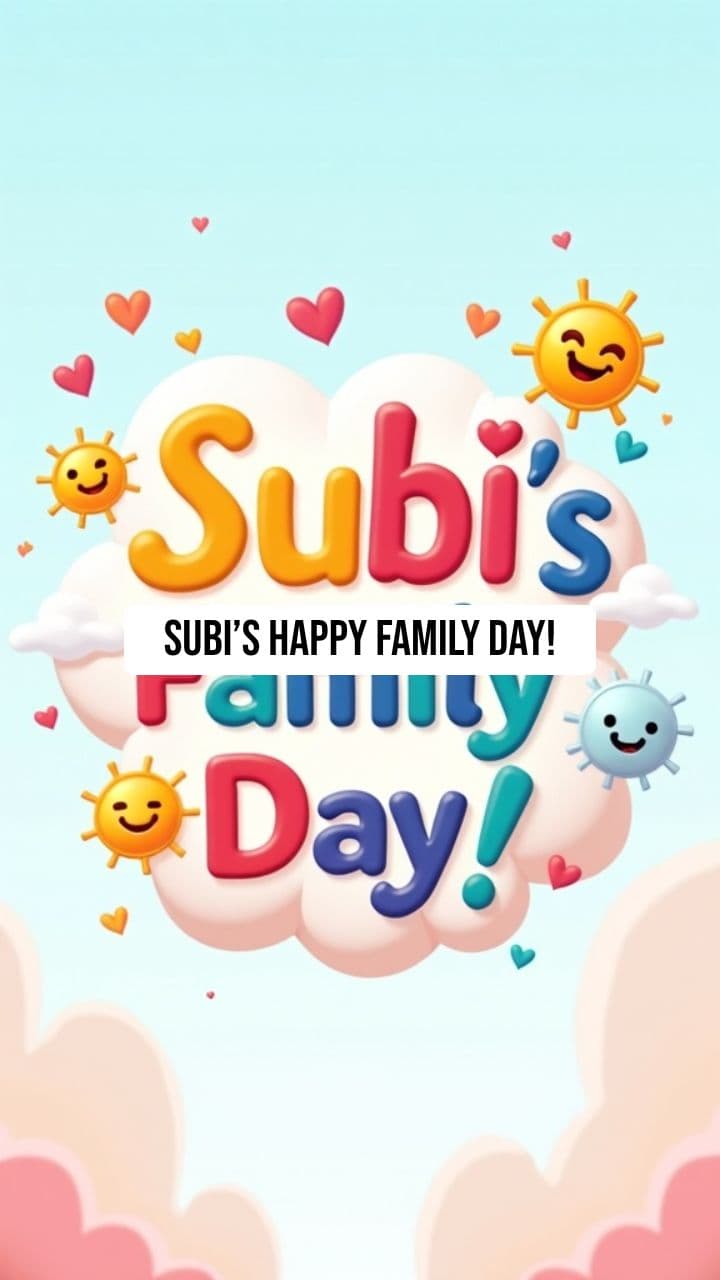 Subi’s Happy Family Day!