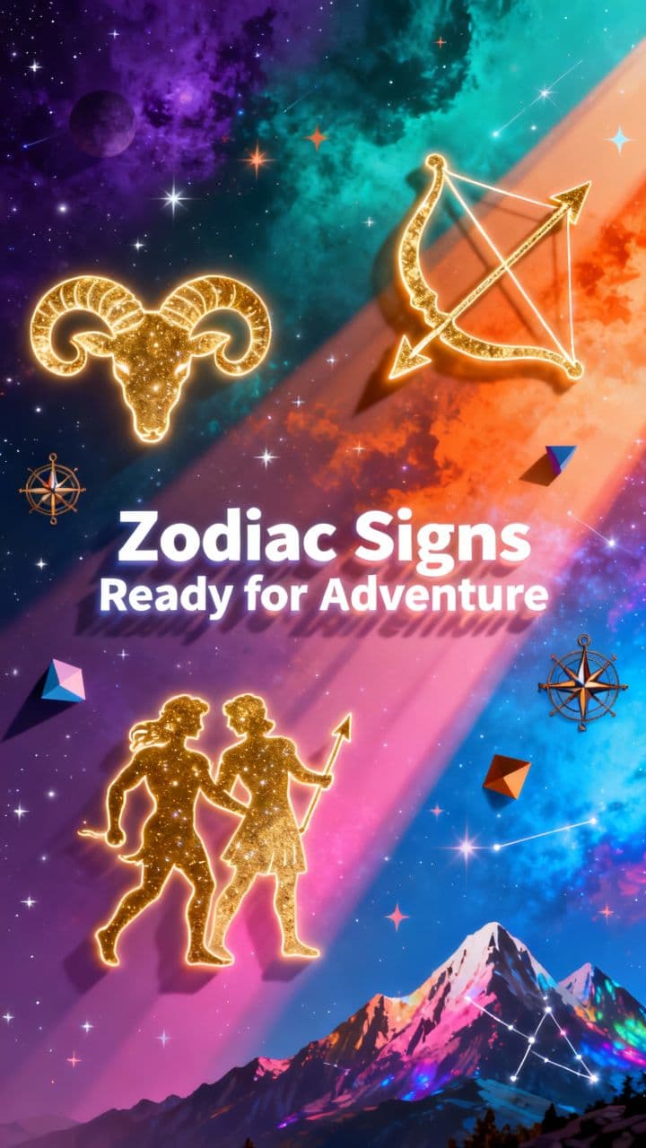 Zodiac Signs Ready for Adventure