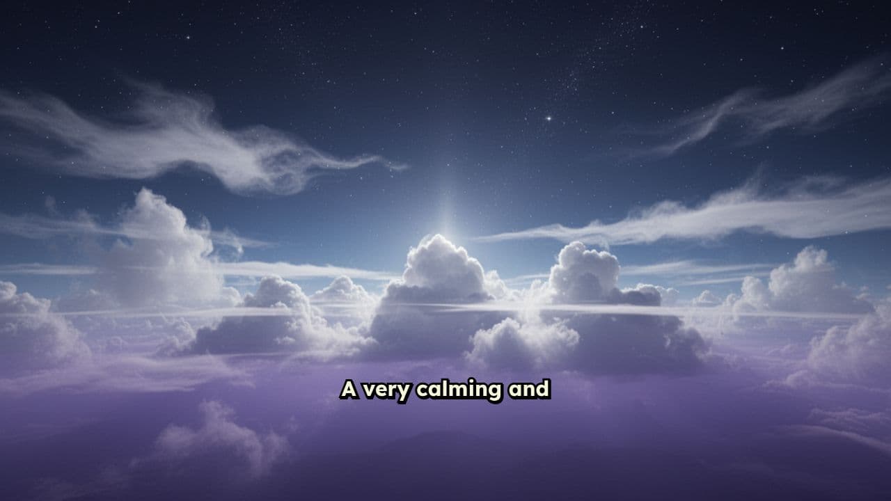 Heavenly Cross Night Clouds for Sleep