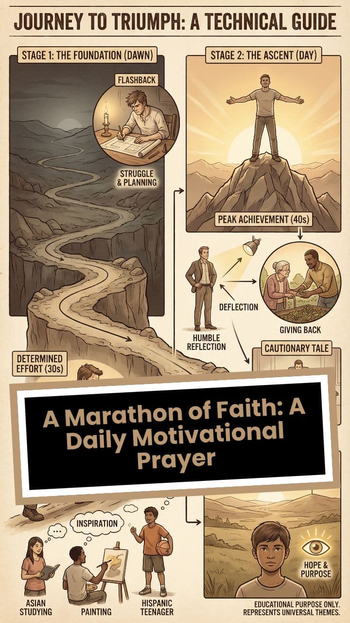 A Marathon of Faith: A Daily Motivational Prayer