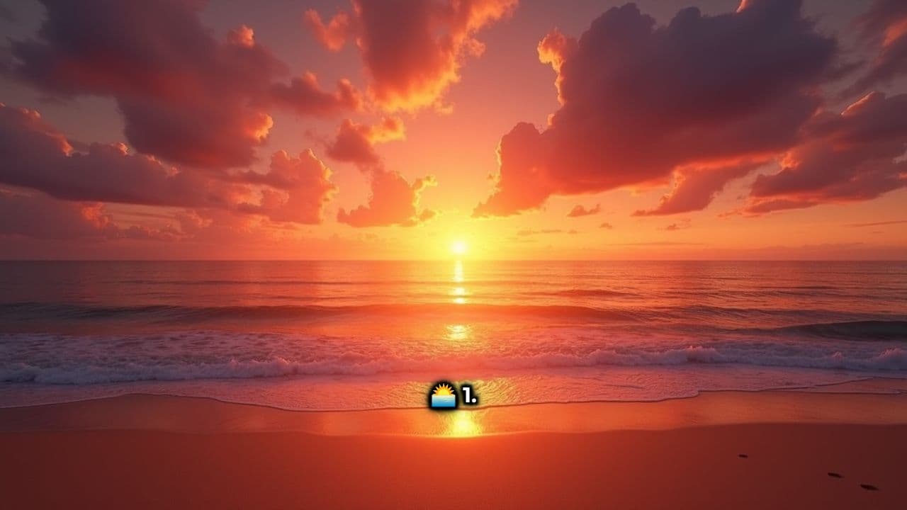 Tramonto e Alba sulla Spiaggia