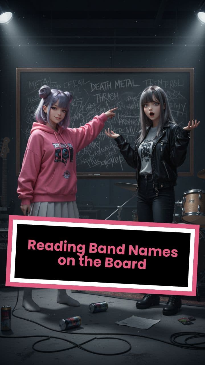 Reading Band Names on the Board
