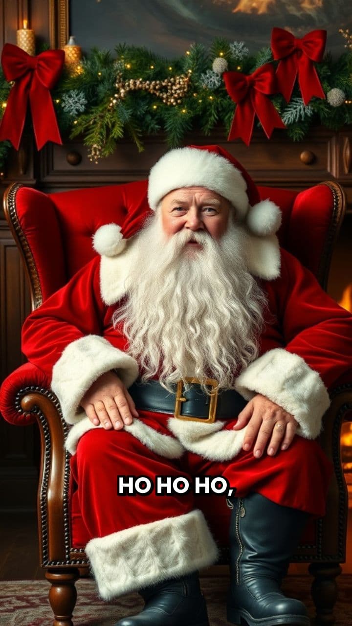 Santa's Stern but Loving Warning