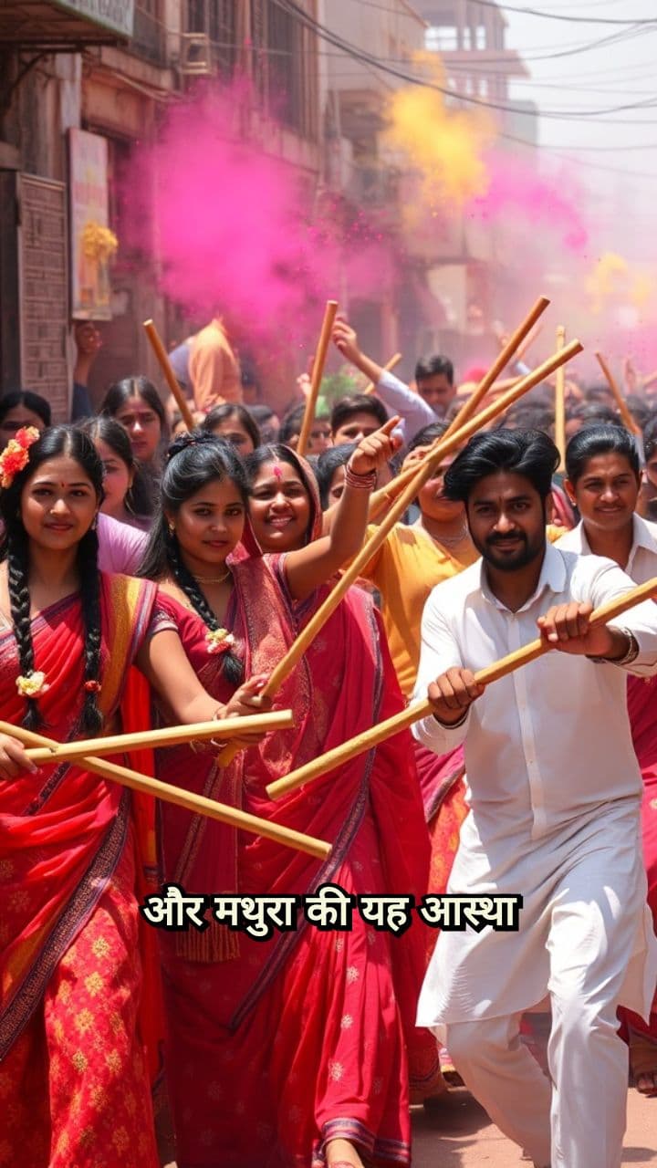 बरसाना की अनोखी लट्ठमार होली