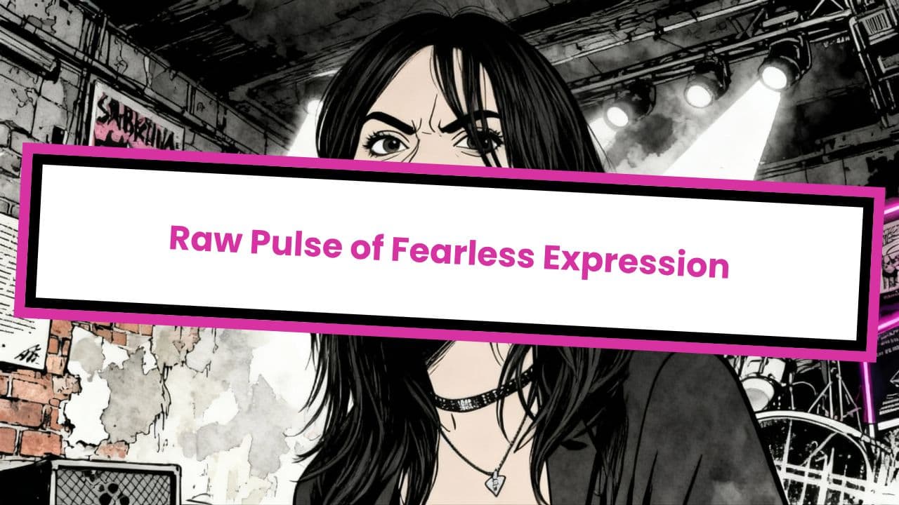 Raw Pulse of Fearless Expression