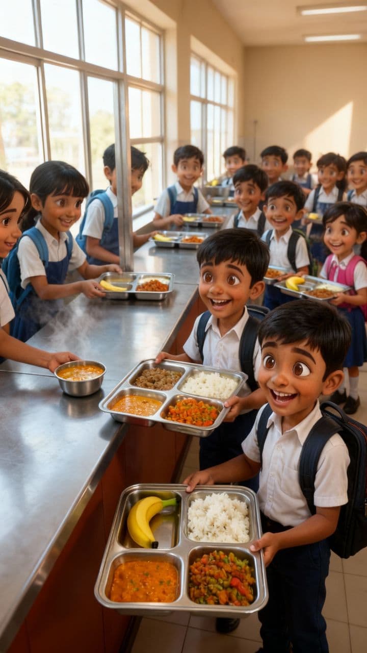 School Cafeteria Delight