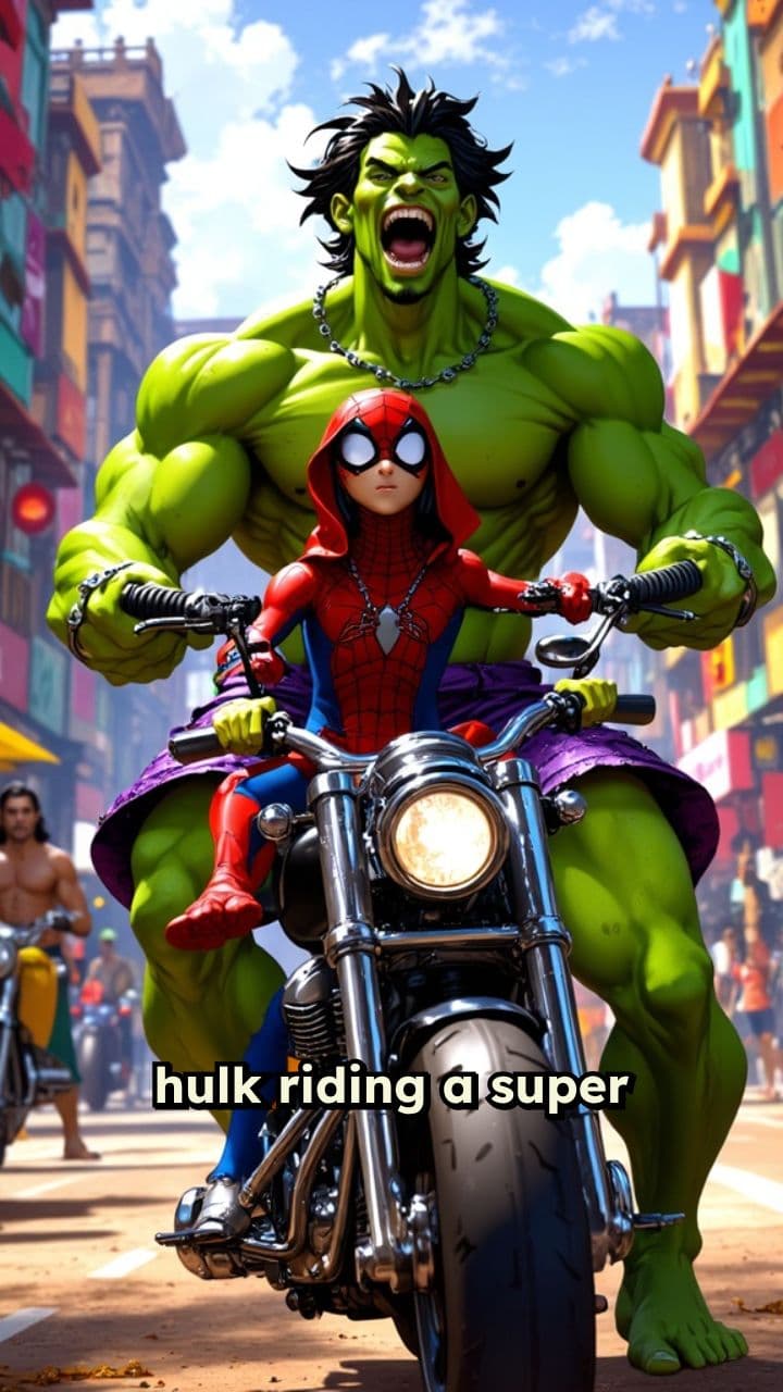 Hulk and Spiderman's Joyride in India