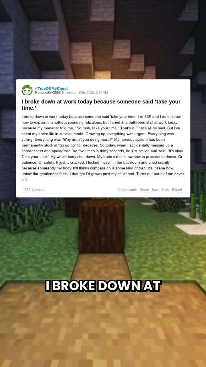 Learning to Accept Kindness