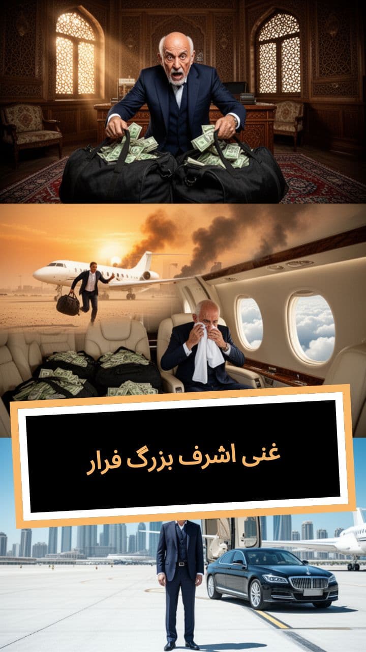 فرار بزرگ اشرف غنی