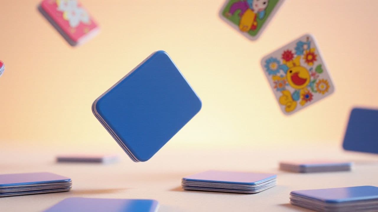 Juego de memoria colorido y divertido