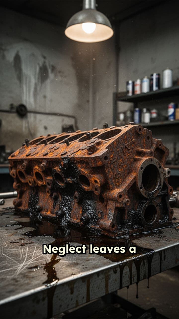Cinematic Rusted Engine Restoration