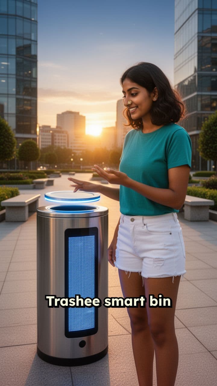 Trashee Smart Bin Rewards Recycling