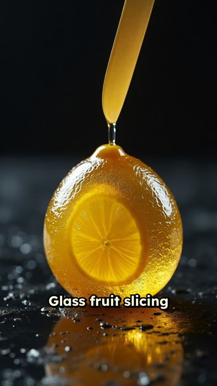 Satisfying Glass Fruit Slicing Experience