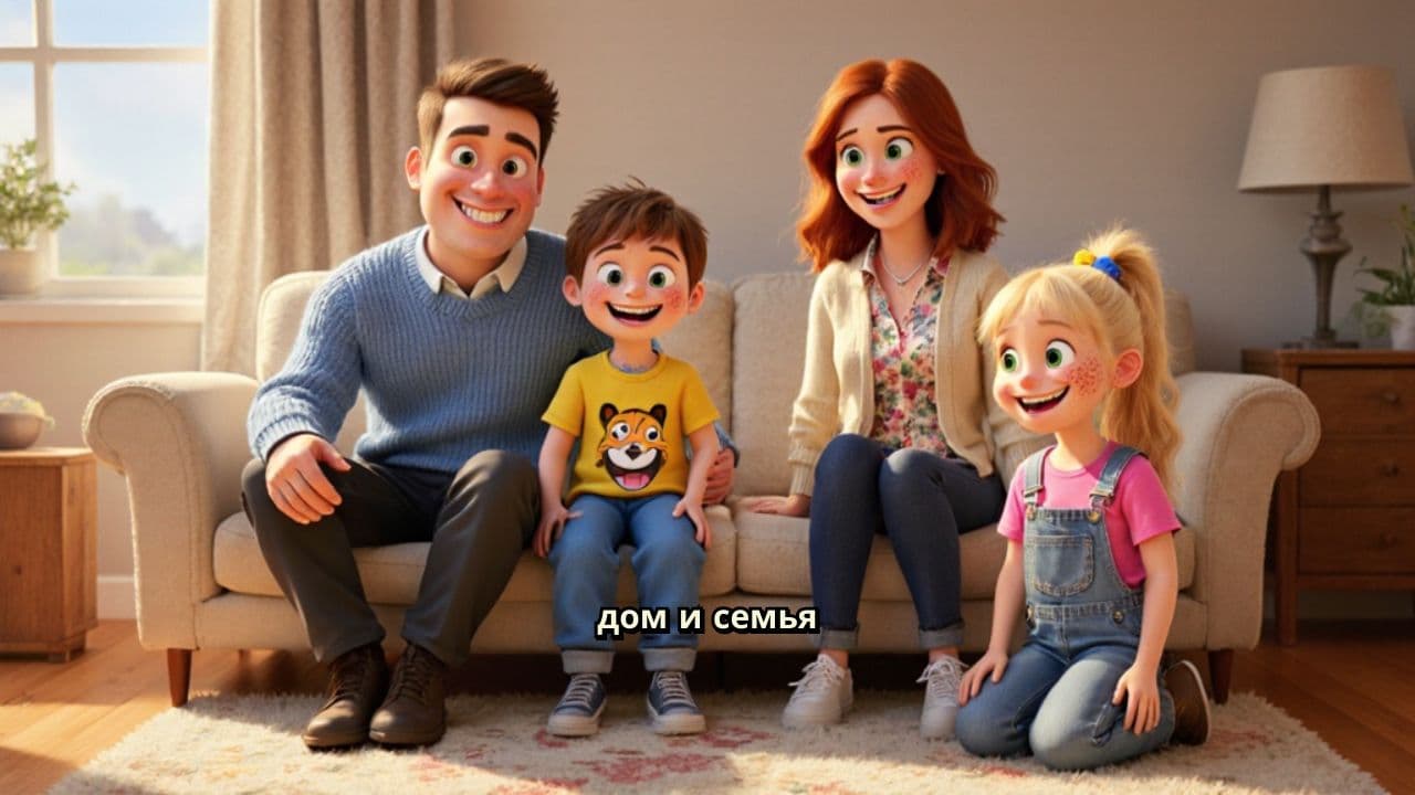 Семейная гармония: мама, папа, дети