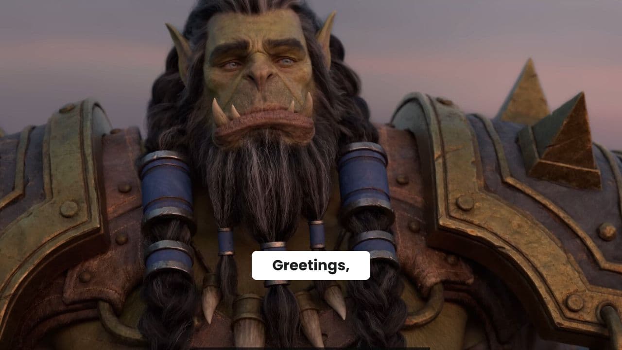 A Birthday Message from Thrall for Mark