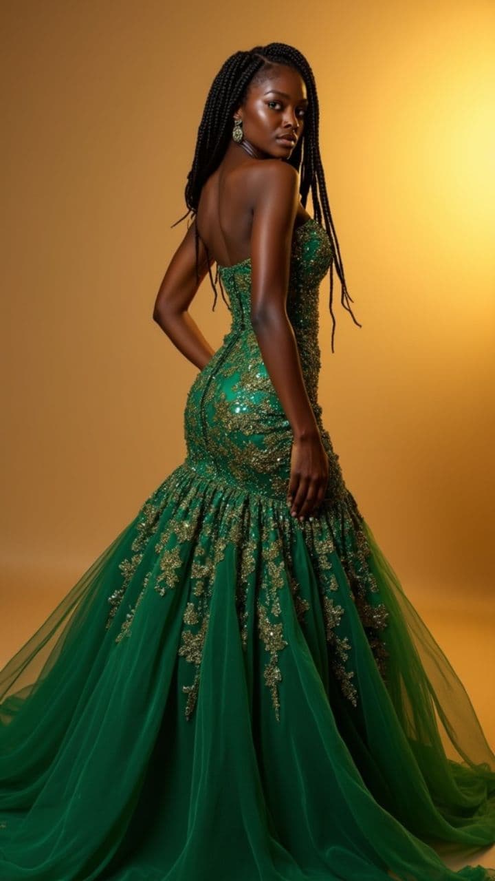Elegant Nigerian Party Fashion Loop