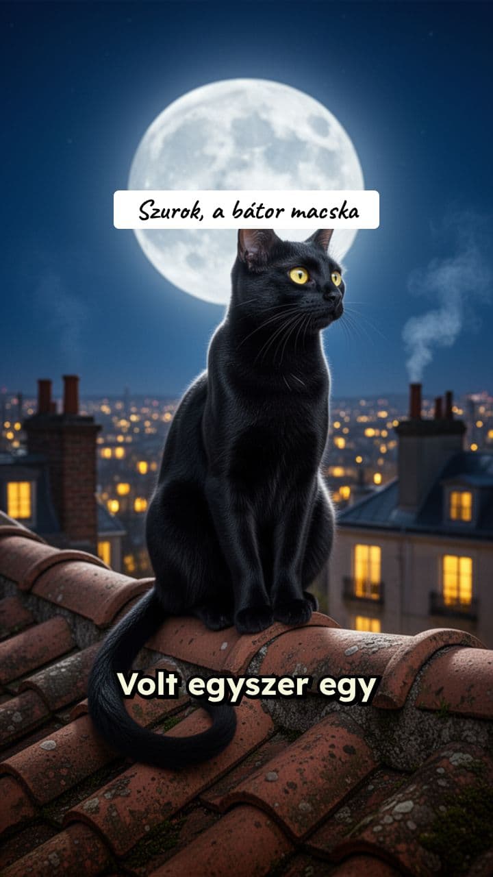 Szurok, a bátor macska és az elveszett kiskutya