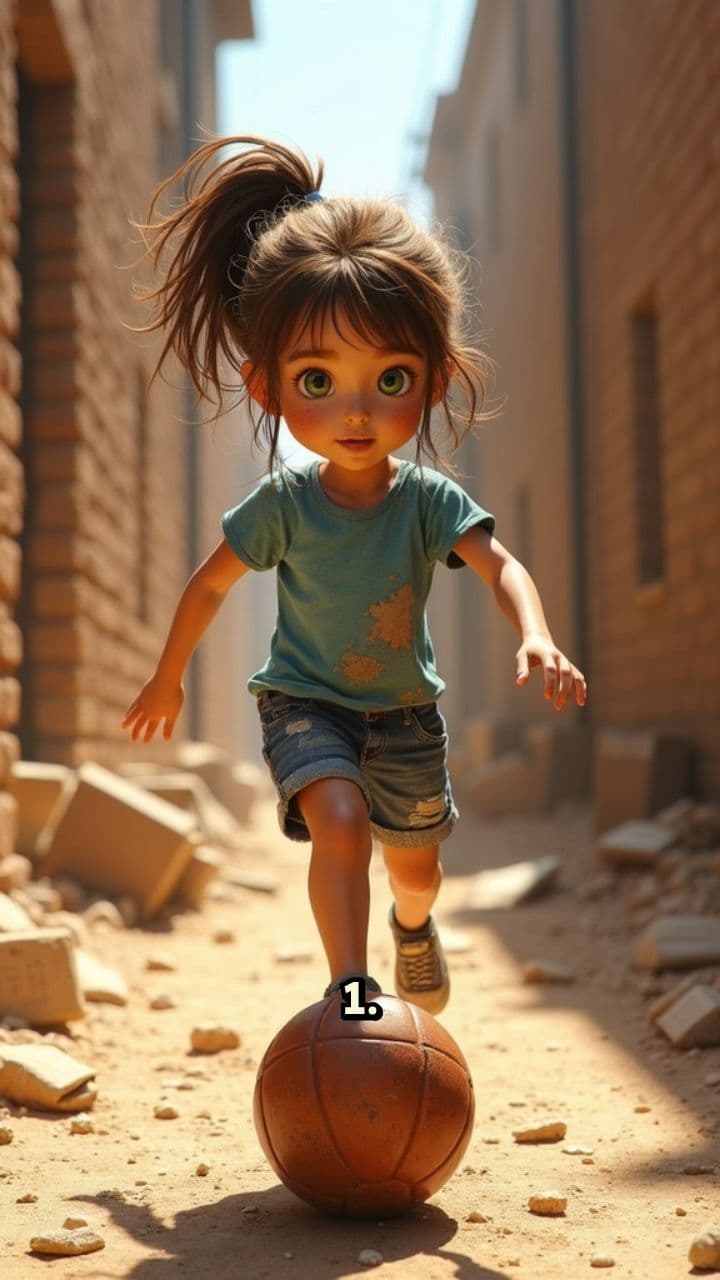 Mimi's Struggles in a Dusty Alley