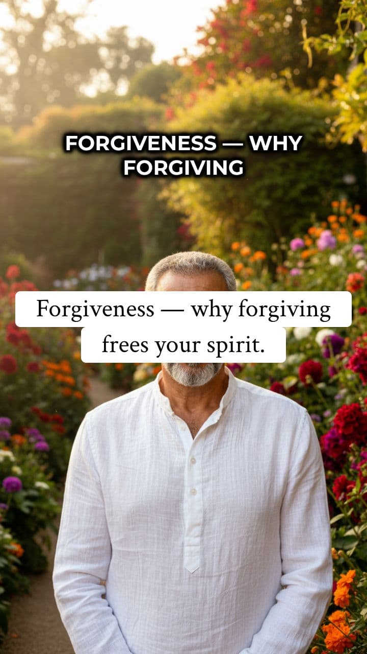 Forgiveness and Spiritual Freedom