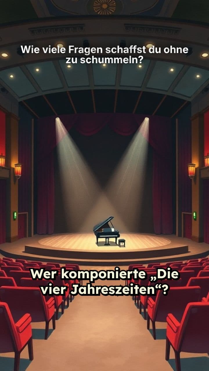 Wie viele Fragen schaffst du ohne zu schummeln?