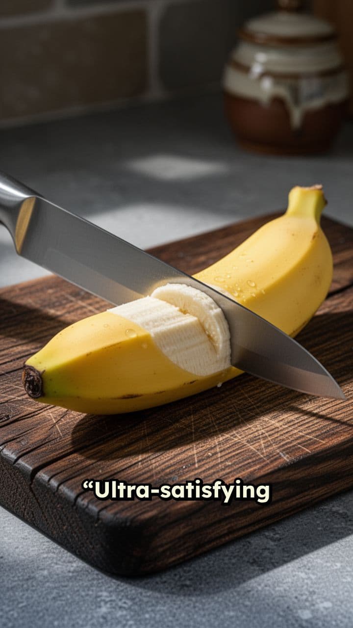 Honey-Drizzled Banana Slice ASMR