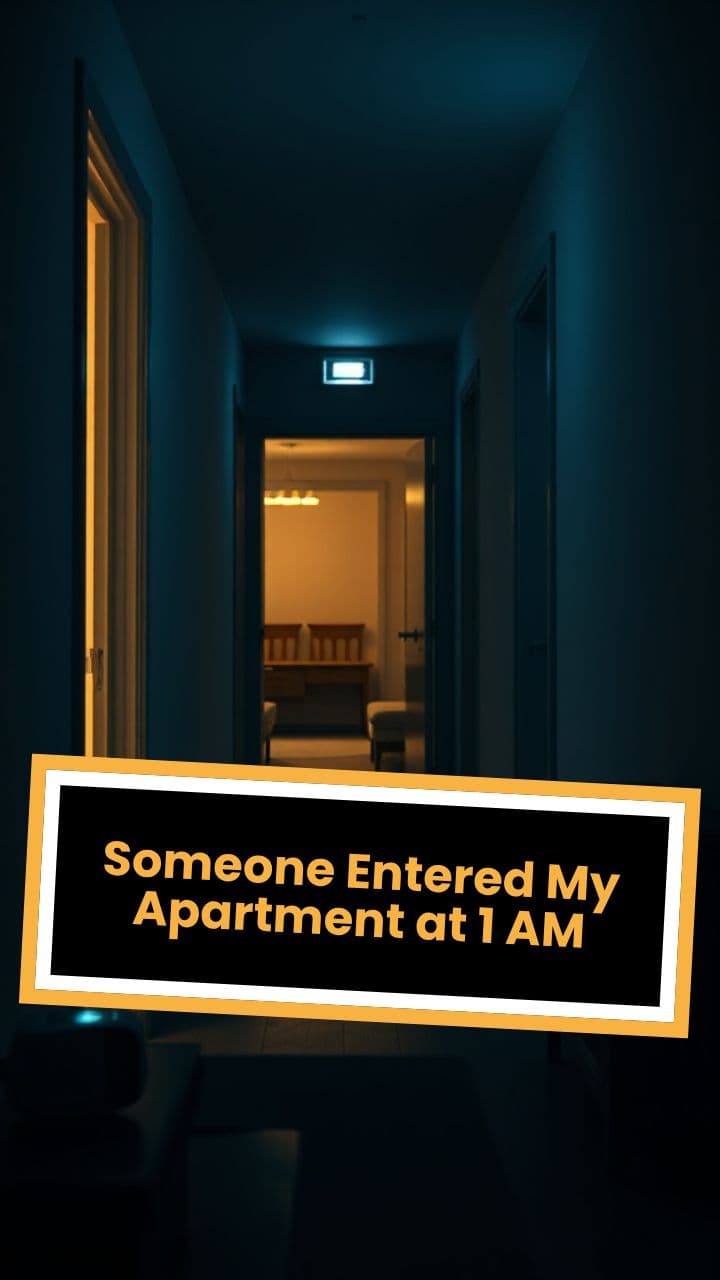Someone Entered My Apartment at 1 AM