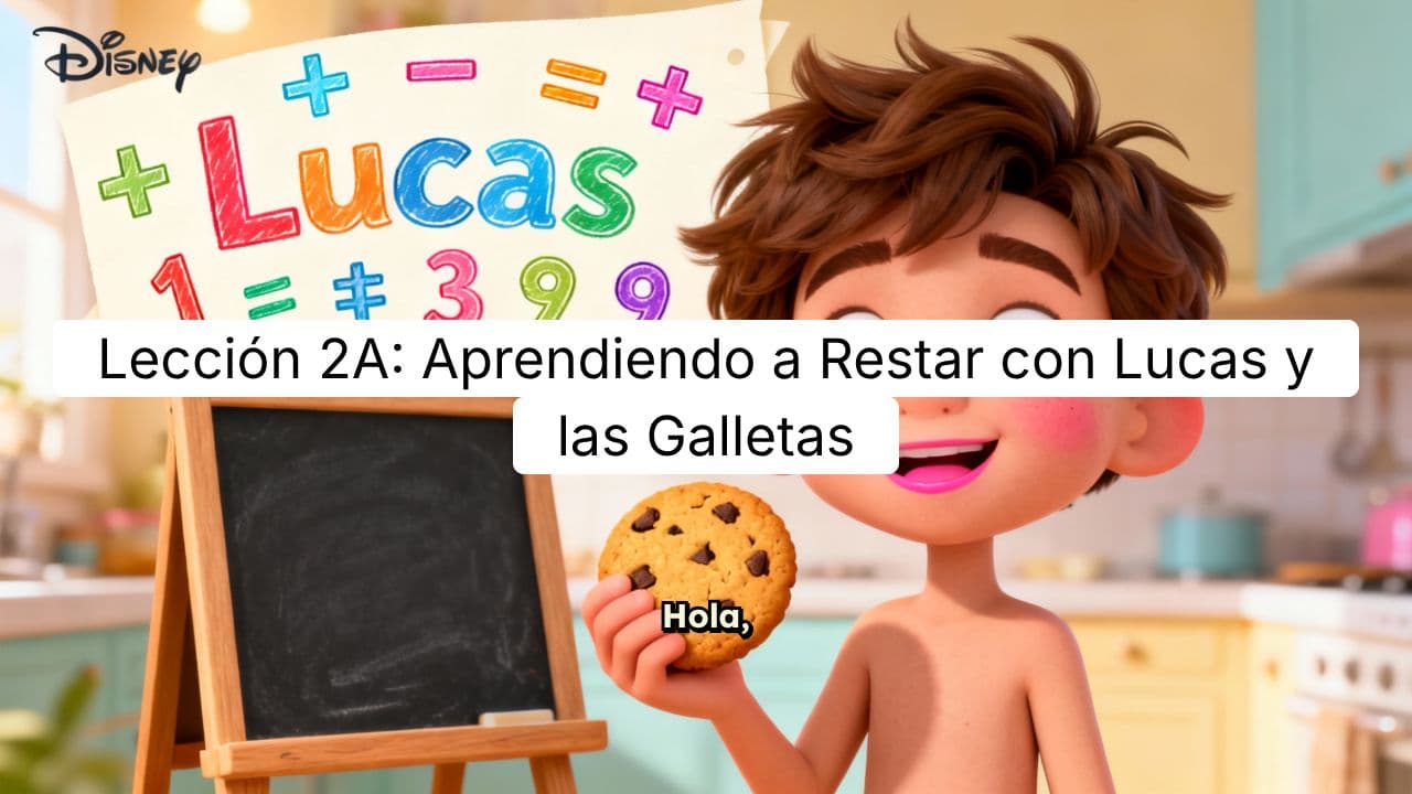 Aprendiendo a Restar con Lucas y las Galletas