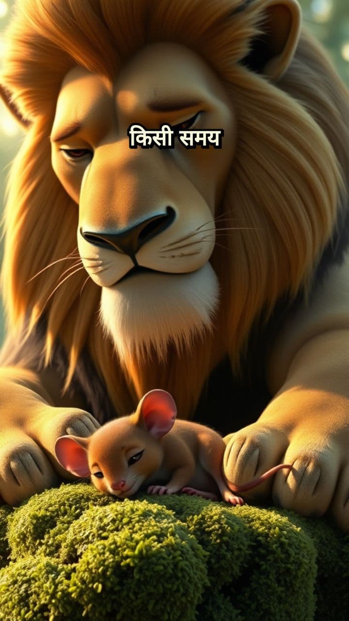 शेर और चूहे की दोस्ती
