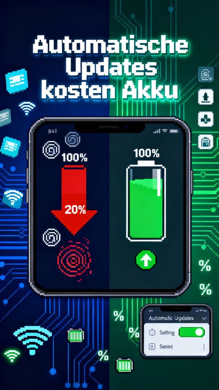 Automatische Updates kosten Akku
