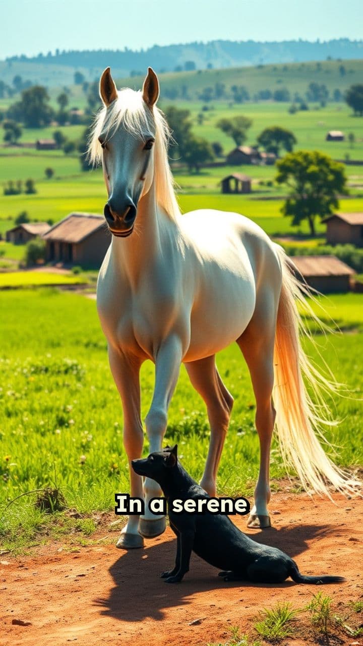 Indian Village Morning